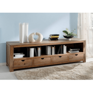 TV stolek Amba 160x50x45 z indického masivu palisandr