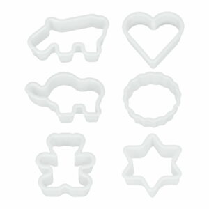 Sada 6 plastových vykrajovátek Metaltex Cookie Cutters