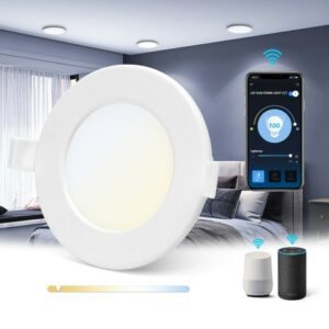 Aigostar – LED Stmívatelné podhledové svítidlo 6W/230V pr. 11,5 cm Wi-Fi