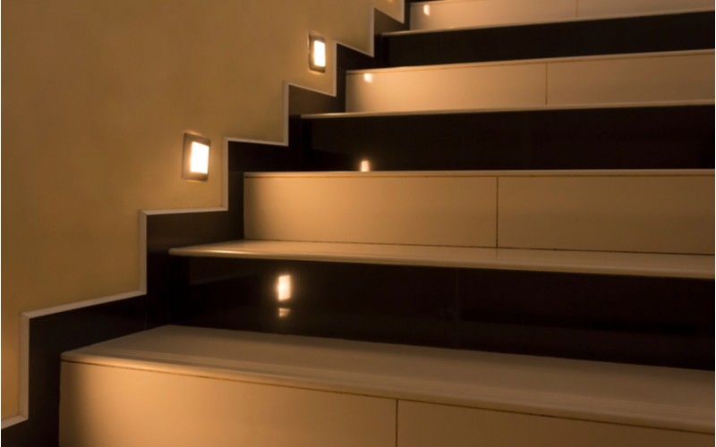 Bodová světla na schody