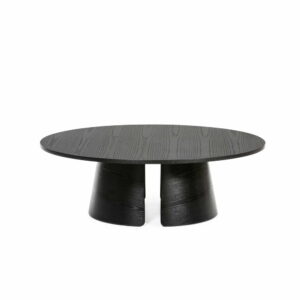 Černý konferenční stolek Teulat Cep, ø 110 cm | Bonami