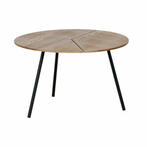 Hnědý konferenční stolek WOOOD Rodi, ⌀ 60 cm | Bonami