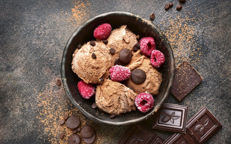 Kakaová domácí zmrzlina