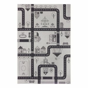Krémový dětský koberec Ragami City, 120 x 170 cm | Bonami