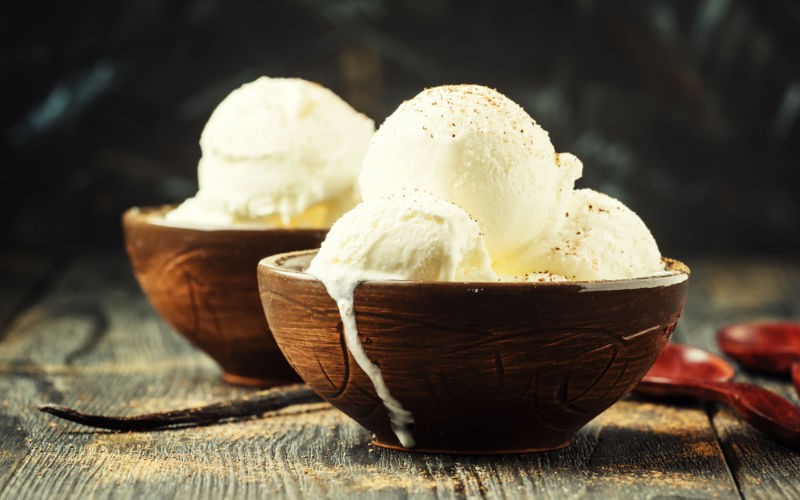 Vanilková domácí zmrzlina