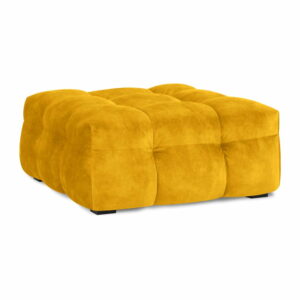 Žlutý sametový puf Windsor & Co Sofas Vesta | Bonami