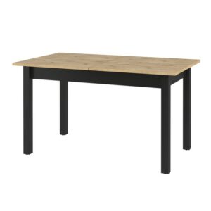 Jídelní stůl QUANT 10 – dub artisan/černá