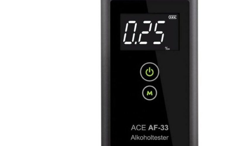 Alkohol tester ACE AF-33, tmavě šedá